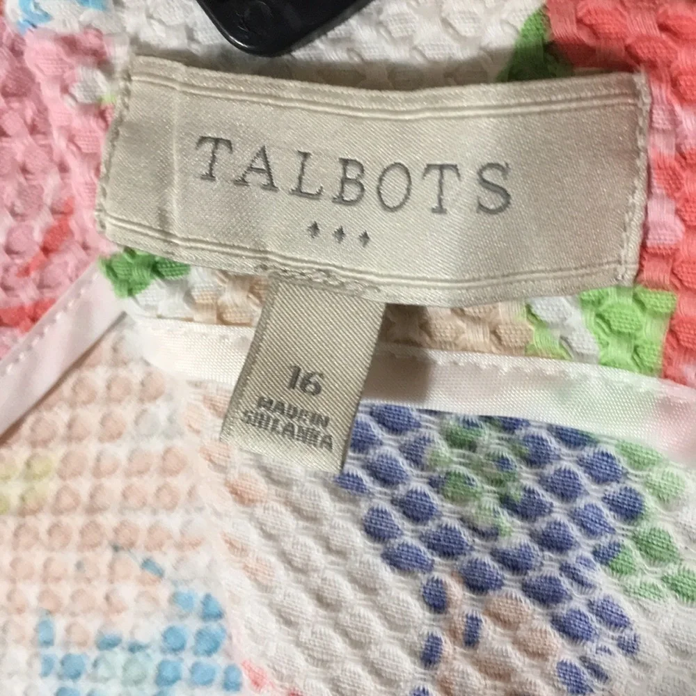 TALBOTS FLORAL SKIRT - Picture 5 of 9
